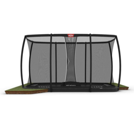 BERG Ultim Elite FlatGround  + Safety Net DLX XL Groen 5.00 x 3.00 m