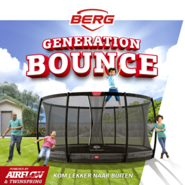 BERG Inground Favorit Grijs 2.70 m + Safety Net Comfort