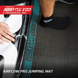 BERG Ultim Champion  FlatGround 4.10 x 2.50 m Zwart + AeroWall BLK&grey