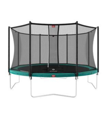 BERG Favorit Groen 3.80 m + Safety Net Comfort