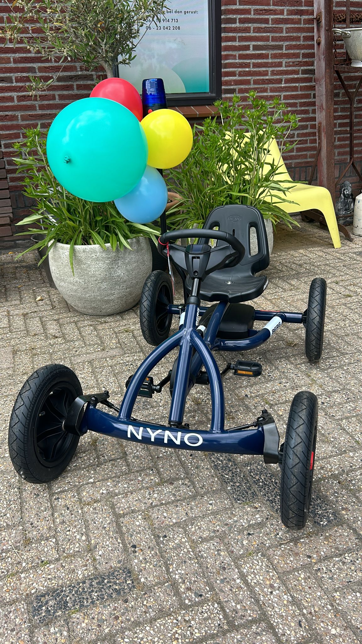 BERG Buddy Blue + Zwaailamp + Sirene Politie