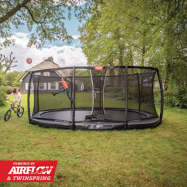 BERG Inground Grand Champion Zwart 5.20 m + Safety Net DLX XL