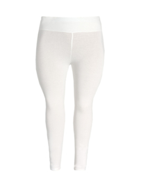 Legging brede tailleband ecru wit maat 36 en 38