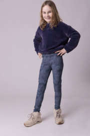 Meisjes winter legging  Anna Blue maat 116 , 134