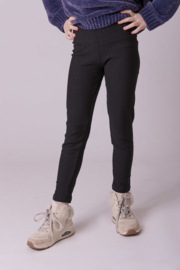 Meisjes zwart winter legging