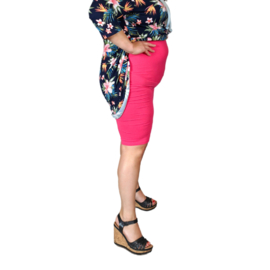 Legging kort fuchsia roze zwangerschap