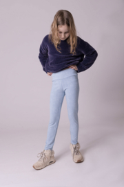 Meisjes legging  jeans light blue