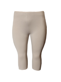 Legging beige zandkleur DRIEKWART smalle band maat 36