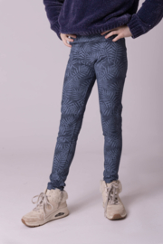 Meisjes winter legging  Anna Blue maat 116 , 134