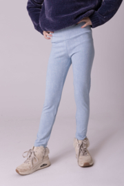 Meisjes legging  jeans light blue