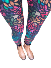 Legging fleurig Camelia maten 36-38