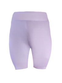 Wielrenlegging lila paars met brede tailleband viscose maat 44