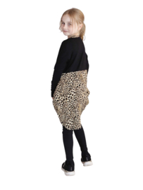 Panter print meisjes empire jurk