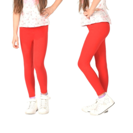 Rode meisjes legging maten 98-116