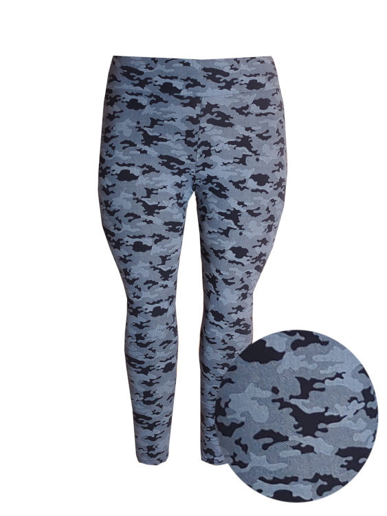 Mooie dames legging in leger print