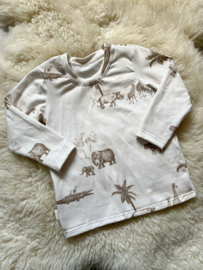 Longsleeve vintige safari