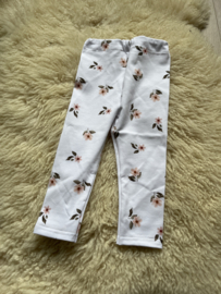 Bloemen legging roze