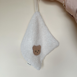 Speendoek teddybeer beige