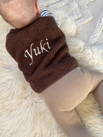 Teddy gilet Bruin