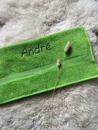 Handdoek lime groen