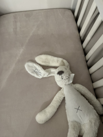 Ledikant hoes teddy beige