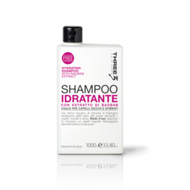 THREE HYDRATE SHAMPOO 1000ML - IDRATANTE