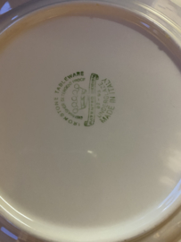 Ironstone onderglazuur blue bord.