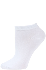 Sneaker sokken met naam Wit