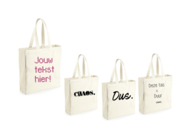 Totebag met jouw quote