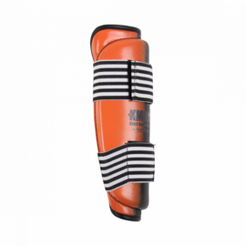 KMG Forearm Protectors - PU - black, orange