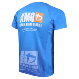 KMG Performance T-shirt - Sublimatiedruk - Junior 11-13 jaar - Koningsblauw - Unisex