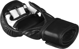 Sanabul Essential 7 oz MMA Hybride Sparringhandschoenen - zwart, zilver