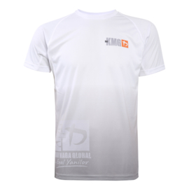 KMG Performance T-shirt - Sublimatiedruk - Beginner/P1/P2 - Wit - Heren
