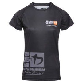 KMG Performance T-shirt - Sublimatiedruk - Instructor - Zwart - Dames