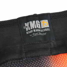 KMG Groinguard for Men - mesh - black, orange