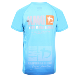 KMG Performance T-shirt - Sublimatiedruk - Young 8-10 jaar - Zeeblauw - Unisex