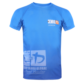 KMG Performance T-shirt - Sublimatiedruk - Junior 11-13 jaar - Koningsblauw - Unisex