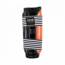 KMG Forearm Protectors - PU - black, orange