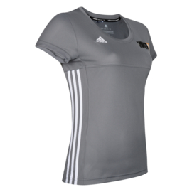 Adidas Climalite - KMG T-shirt, women, light grey