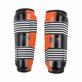 KMG Forearm Protectors - PU - black, orange