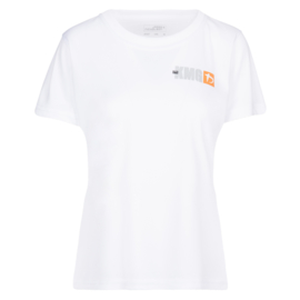 KMG T-shirt, dry-fit, white, ladies