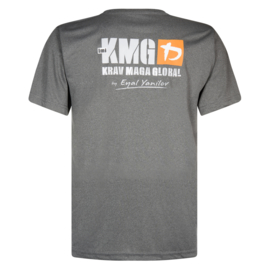 KMG T-shirt, dry-fit, dark grey