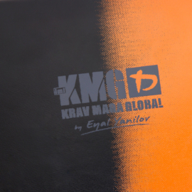 KMG Groinguard for Women - PU  -black, orange