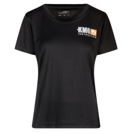 KMG Instructor T-shirt - dry-fit - black - ladies