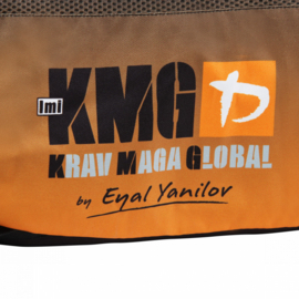 KMG Sporttas met Schouderriem - zwart en oranje - maat M