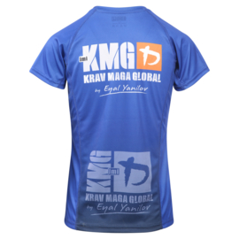KMG Performance T-shirt - Sublimatiedruk - Teenager 14-16 jaar - Dark Navy - Dames