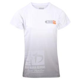 KMG Performance T-shirt - Sublimatiedruk - Beginner/P1/P2 - Wit - Dames
