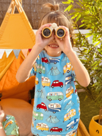 Villervalla T-shirt Camping Lichtblauw