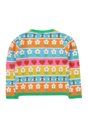 Frugi Robyn Fairisle Cardigan Daisy