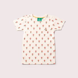 Red Flowers Short Sleeve T-shirt